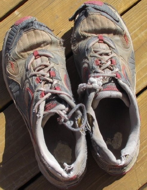 נעלי ריצה שחוקות - איימקס התאמת נעלייים